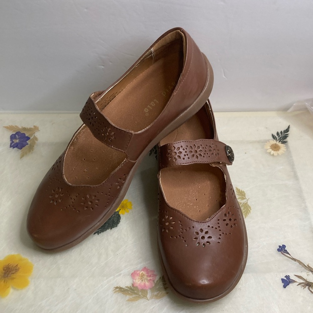 David Tate Brown Mary Jane Women's Shoes Size 8
